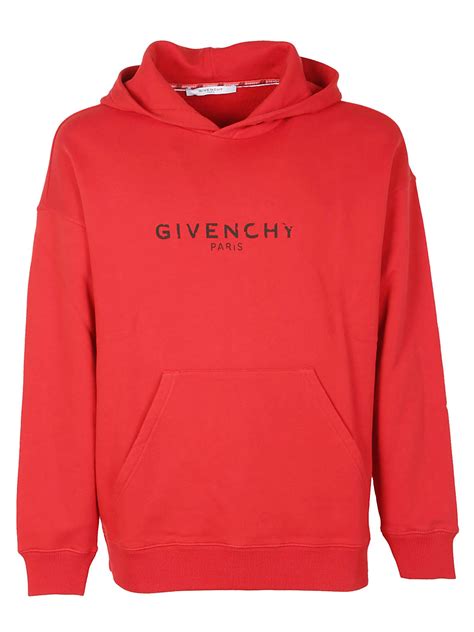 givenchy hoodie red writing